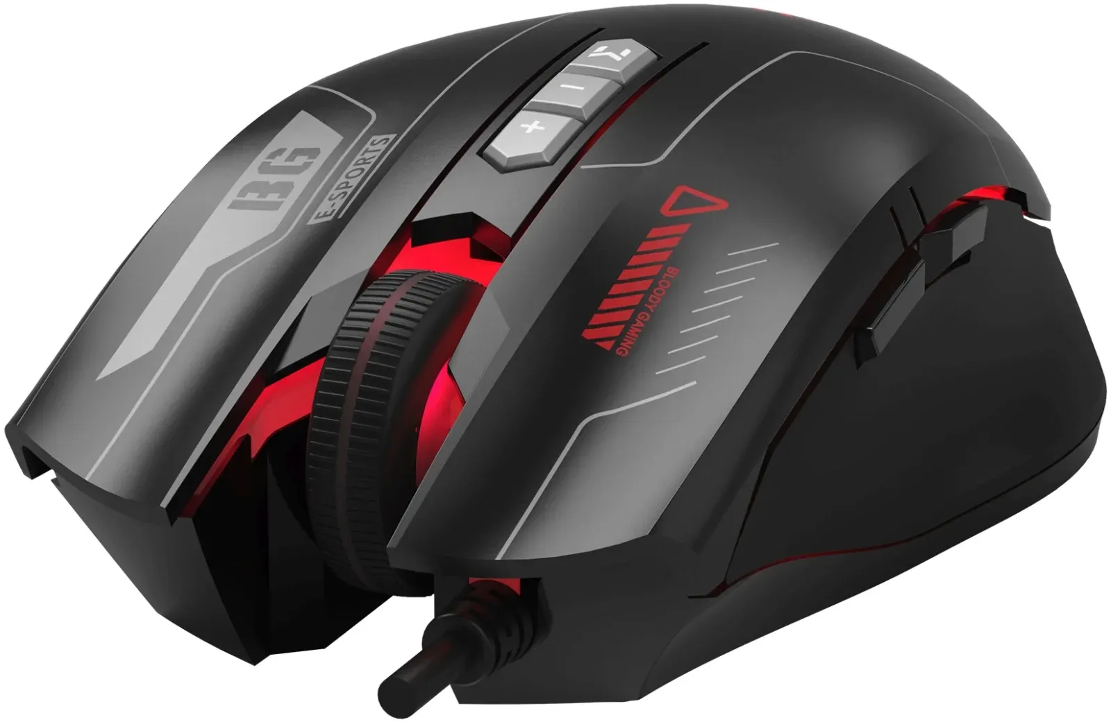 Мышь A4Tech Bloody ES7 черный оптическая 6000dpi USB 8but - фото 7