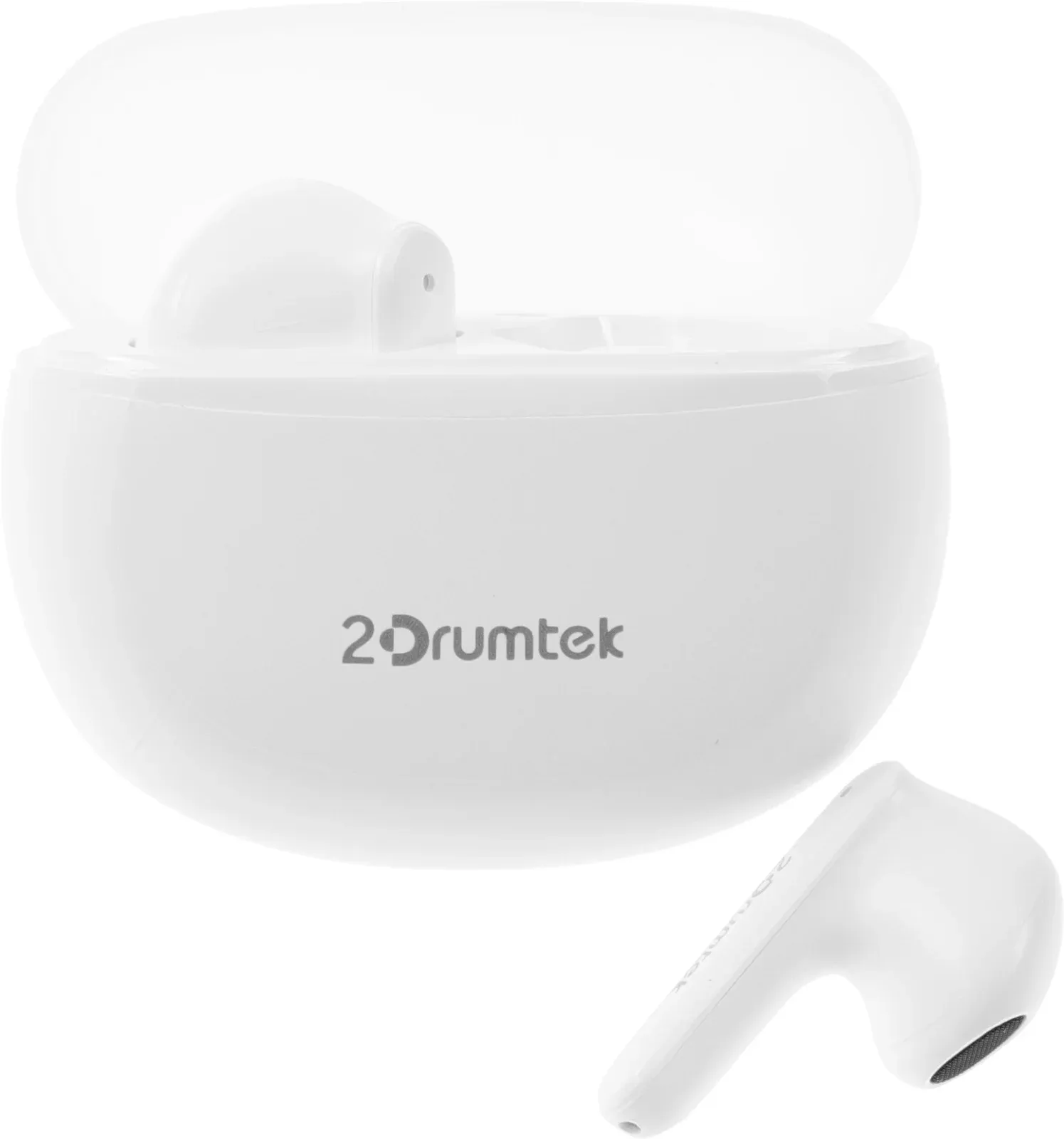 Гарнитура вкладыши A4Tech 2Drumtek B20 TWS белый беспроводные bluetooth в ушной раковине B20 GRAYISH WHITE - фото 5