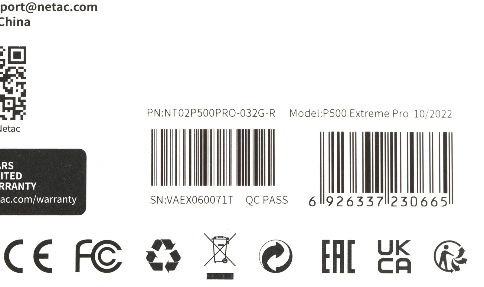 Флеш карта microSDHC 32GB Netac NT02P500PRO-032G-R P500 Extreme Pro + adapter - фото 3