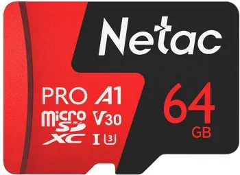 Флеш карта microSDXC 64GB Netac NT02P500PRO-064G-R P500 Extreme Pro + adapter - фото 5