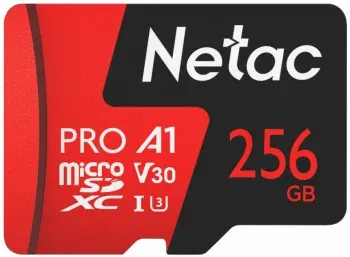 Флеш карта microSDXC 256GB Netac NT02P500PRO-256G-R P500 Extreme Pro + adapter - фото 5