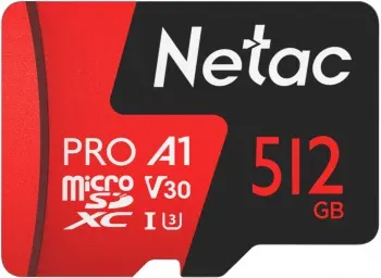 Флеш карта microSDXC 512GB Netac NT02P500PRO-512G-R P500 Extreme Pro + adapter - фото 5