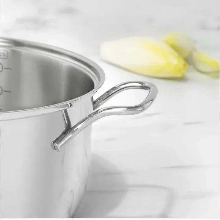 Кастрюля Tefal Intuition B8644474 2.8л. d=20см с крышкой серебристый 2100125814, 2.8 л - фото 4