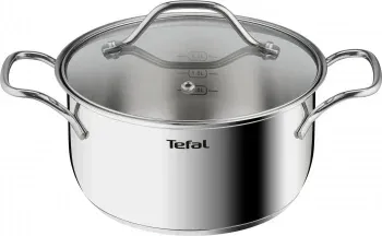 Кастрюля Tefal Intuition B8644474 2.8л. d=20см с крышкой серебристый 2100125814, 2.8 л - фото 5