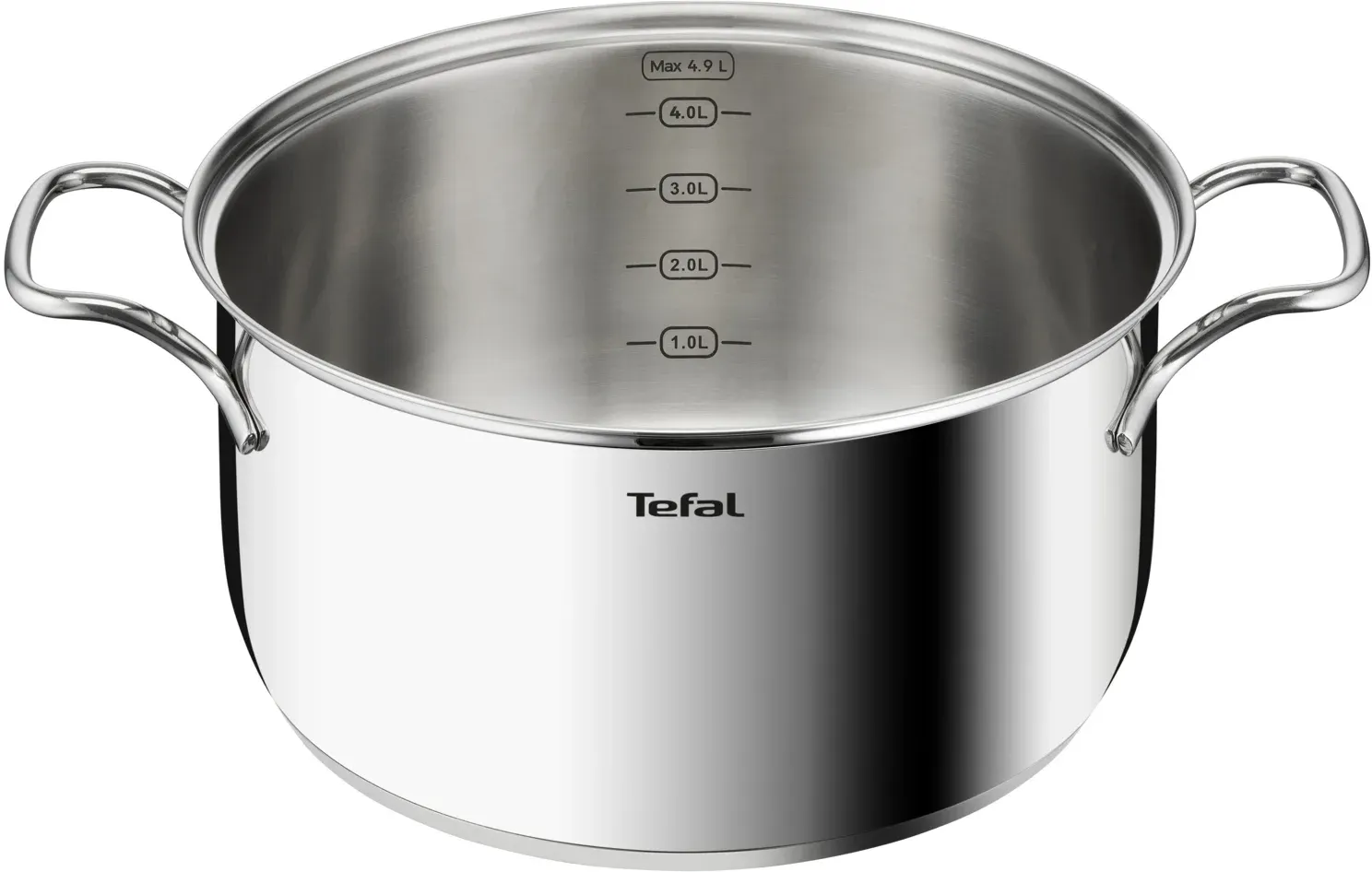 Кастрюля Tefal Intuition B8644674 5л. d=24см с крышкой серебристый 2100125815, 5 л - фото 2