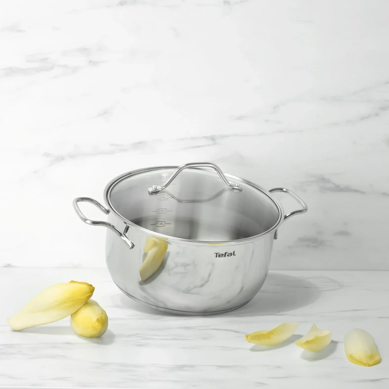 Кастрюля Tefal Intuition B8644674 5л. d=24см с крышкой серебристый 2100125815, 5 л - фото 6