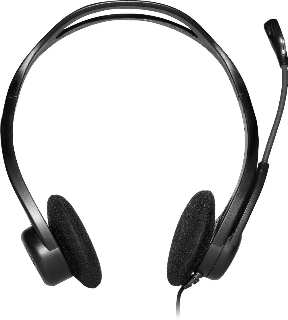 Гарнитуры наушники с микрофоном LOGITECH 960 черный - фото 2