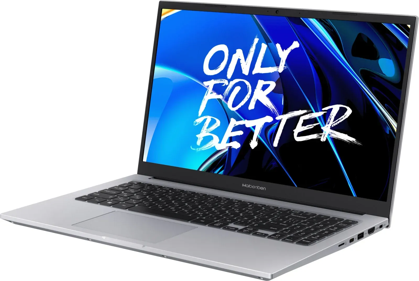 Ноутбук Maibenben M553 Ryzen 3 5300U 8Gb SSD512Gb AMD Radeon Graphics 15.6 IPS FHD 1920x1080 Linux silver WiFi BT Cam 4278mAh M5531SB0LSRE0 - фото 3