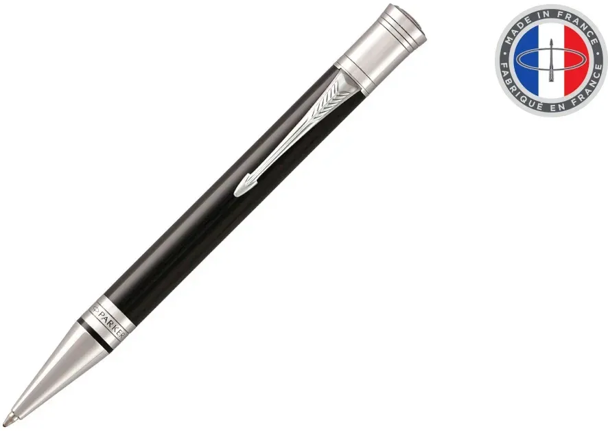 Ручка шариков. Parker Duofold K74 1931390 Black CT M черн. черн. подар.кор. - фото 4