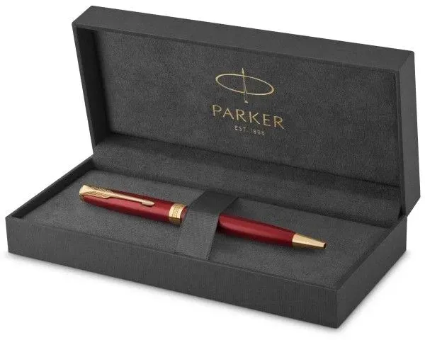 Ручка шариков. Parker Sonnet Core K539 1931476 LaqRed GT M черн. черн. подар.кор. - фото 4