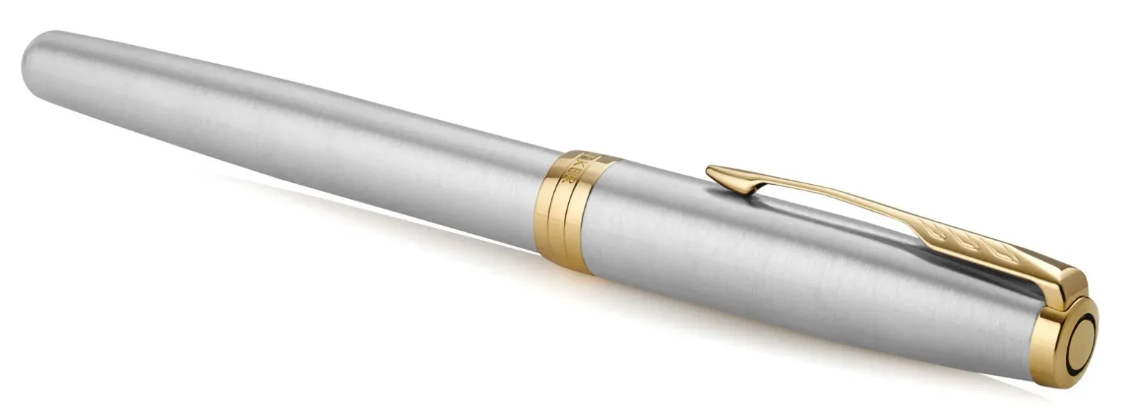 Ручка перьев. Parker Sonnet Core F527 1931504 Stainless Steel GT F сталь нержавеющая подар.кор. - фото 3