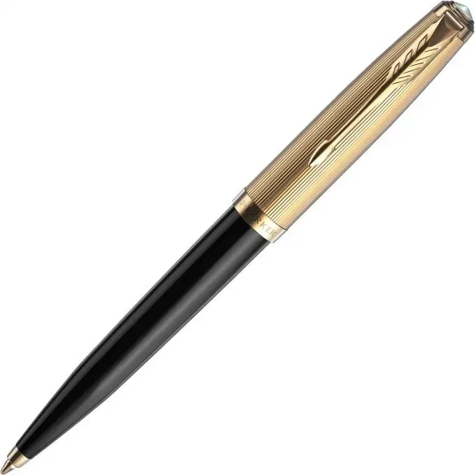 Ручка шариков. Parker 51 Deluxe 2123513 Black GT M черн. черн. подар.кор. - фото 6