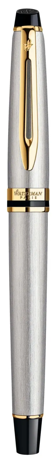 Ручка перьев. Waterman Expert 3 S0951940 Stainless Steel GT F сталь подар.кор.