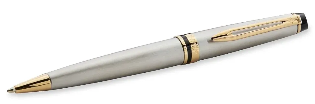 Ручка шариков. Waterman Expert 3 S0952000 Stainless Steel GT M син. черн. подар.кор. - фото 1