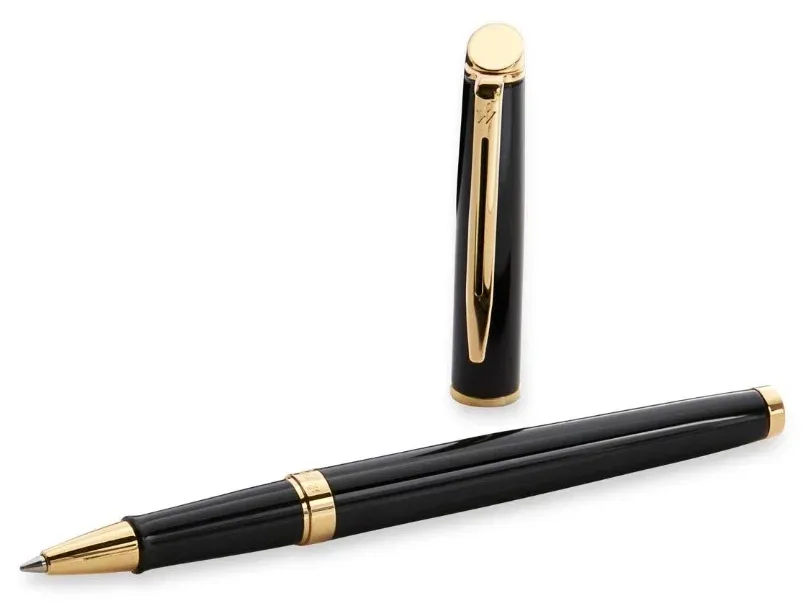 Ручка роллер Waterman Hemisphere S0920750 Matte Black GT F черн. черн. подар.кор. - фото 2