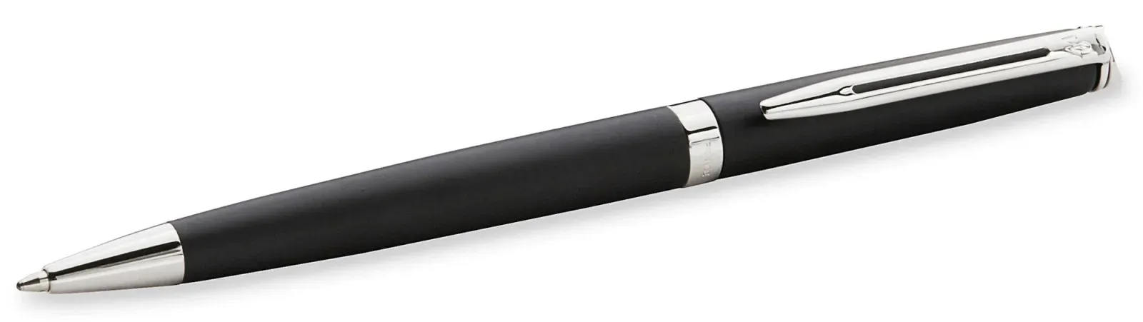 Ручка шариков. Waterman Hemisphere S0920870 Matte Black CT M син. черн. подар.кор. - фото 1
