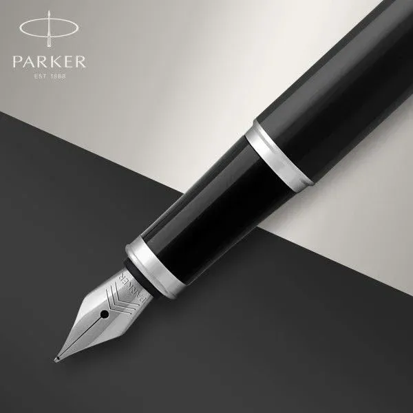 Ручка перьев. Parker IM Core F321 1931644 Black CT F сталь нержавеющая подар.кор. - фото 7