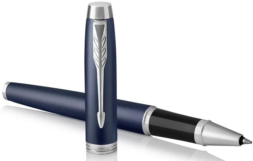 Ручка роллер Parker IM Core T321 1931661 Matte Blue CT F черн. черн. подар.кор. - фото 2