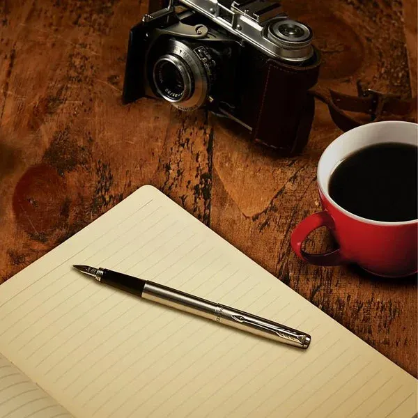 Набор ручек Parker Jotter Core FK61 2093258 Stainless Steel CT сталь нержавеющая подар.кор. ручка перьевая ручка шариковая - фото 3