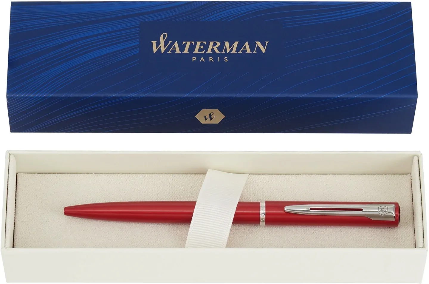Ручка шариков. Waterman Graduate Allure 2068193 LaqRed CT M син. черн. подар.кор. - фото 2