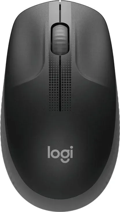 Мышь Logitech M190 черный/темно-серый оптическая 1000dpi беспров. USB 2but 910-005905/910-005902 - фото 4