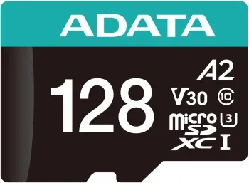 Флеш карта microSDXC 128GB A-Data AUSDX128GUI3V30SA2-RA1 Premier Pro + adapter - фото 6