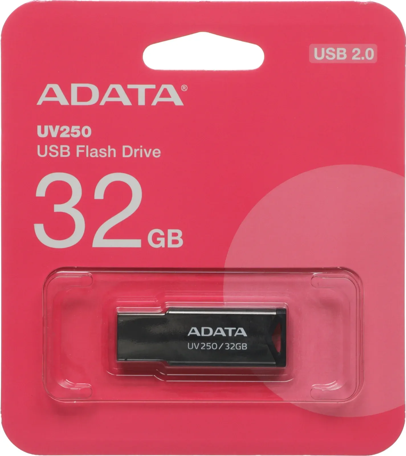 Флеш Диск A-Data 32Gb UV250 AUV250-32G-RBK USB2.0 серебристый, 32 ГБ - фото 4