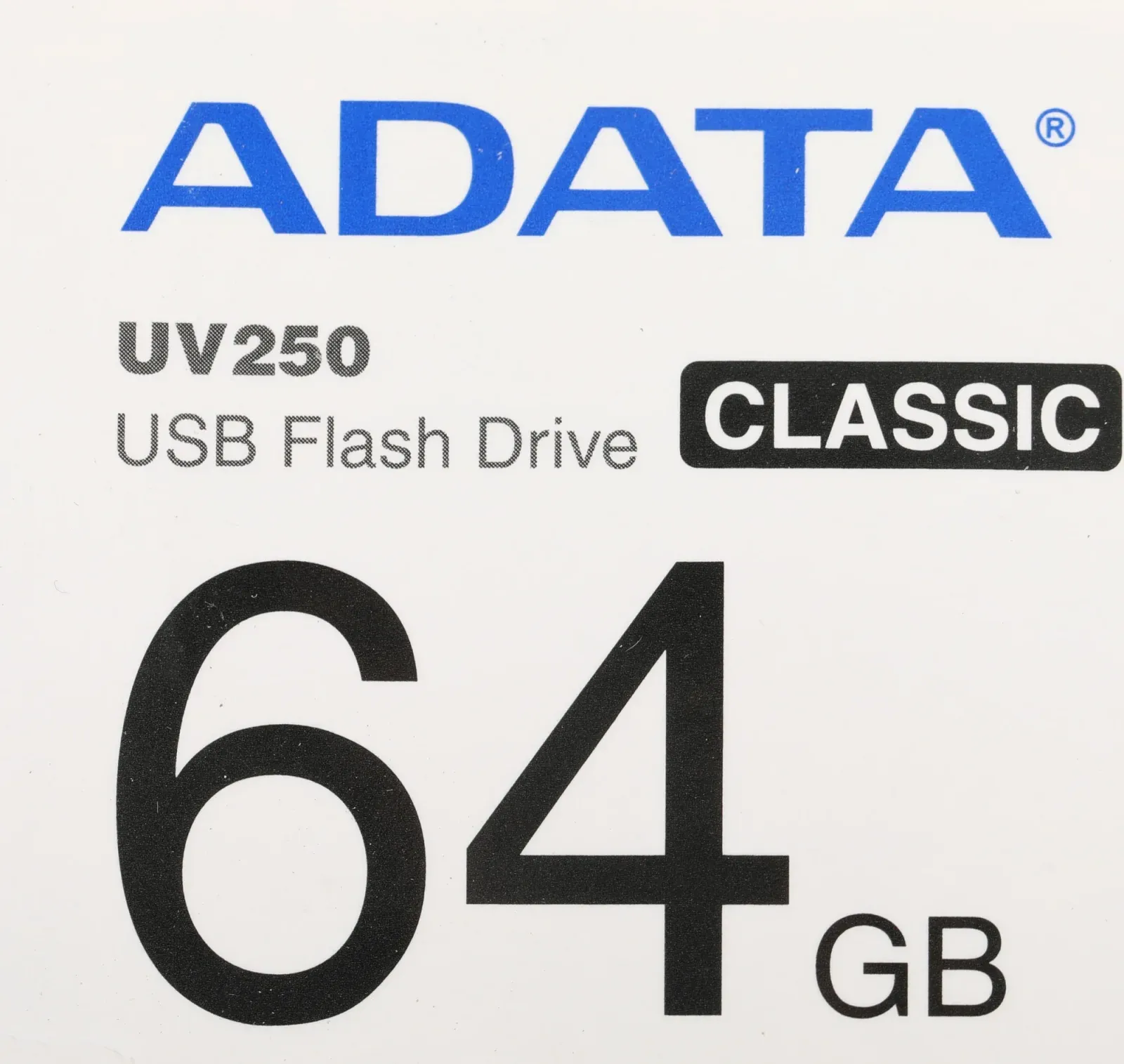 Флеш Диск A-Data 64Gb UV250 AUV250-64G-RBK USB2.0 серебристый, 64 ГБ - фото 2