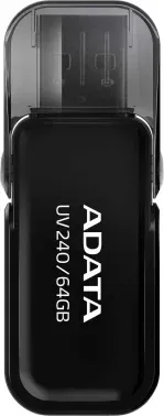 Флеш Диск A-Data 64Gb UV240 AUV240-64G-RBK USB2.0 черный, 64 ГБ - фото 8