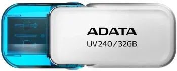 Флеш Диск A-Data 32Gb UV240 AUV240-32G-RWH USB2.0 белый/голубой, 32 ГБ - фото 6