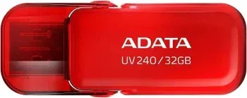 Флеш Диск A-Data 32Gb UV240 AUV240-32G-RRD USB2.0 красный, 32 ГБ - фото 6