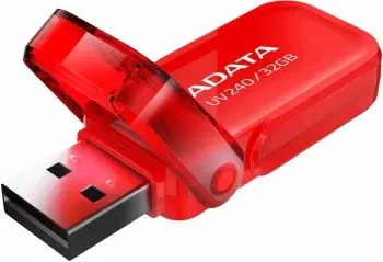 Флеш Диск A-Data 32Gb UV240 AUV240-32G-RRD USB2.0 красный, 32 ГБ - фото 8