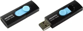 Флеш Диск A-Data 64Gb UV220 AUV220-64G-RBKBL USB2.0 черный/синий, 64 ГБ - фото 7
