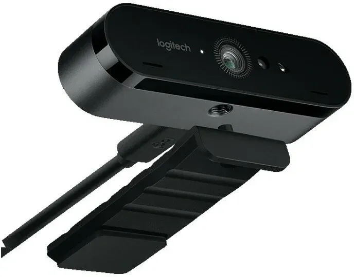Камера Web Logitech Brio черный 13Mpix 4096x2160 USB3.0 с микрофоном 960-001107 - фото 2