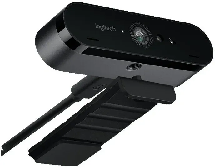 Камера Web Logitech Brio черный 13Mpix 4096x2160 USB3.0 с микрофоном 960-001107 - фото 5