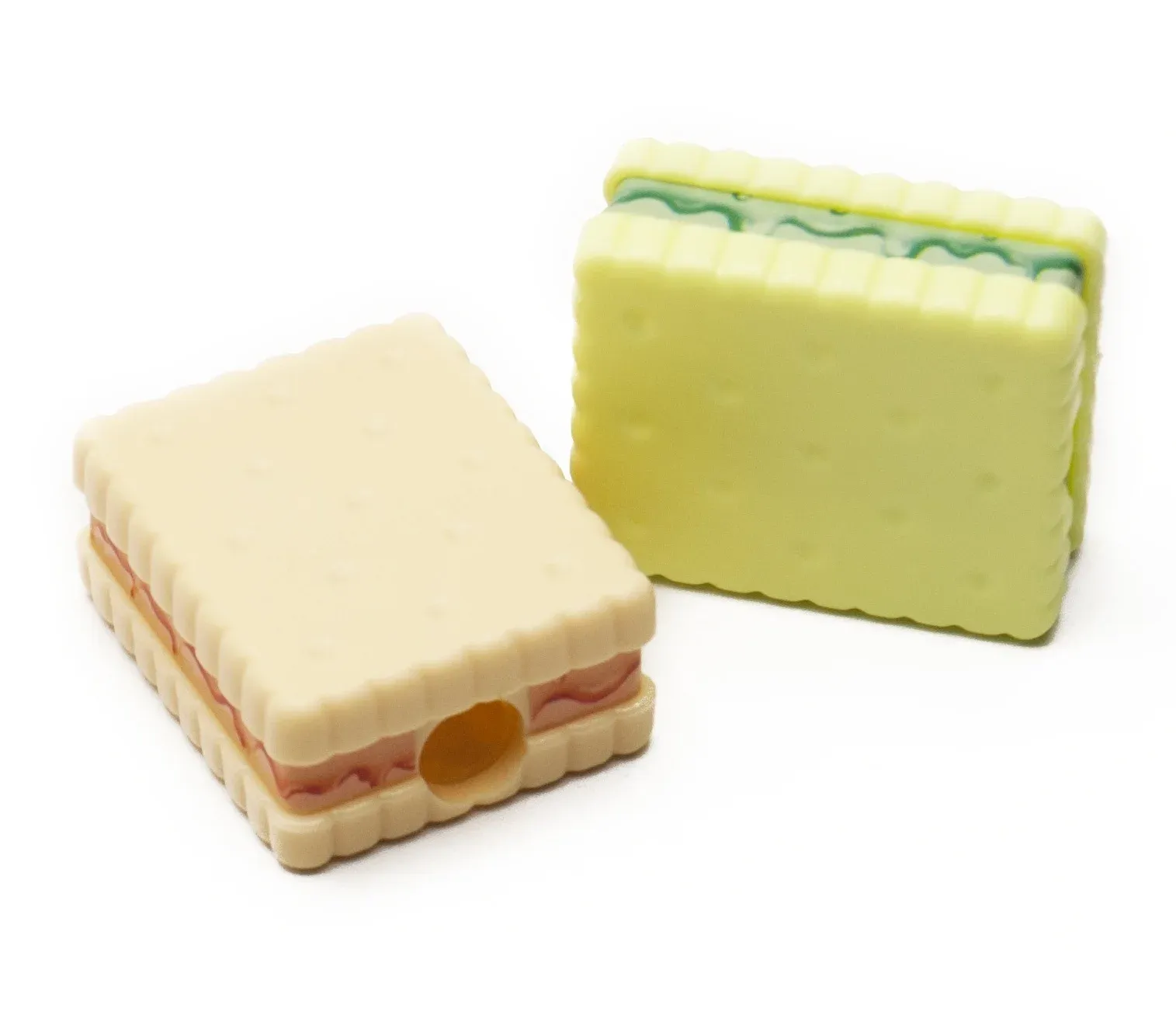 Точилка для карандашей ручная Silwerhof Cookies Монстрики 1 отверстие пластик ассорти туба - фото 3