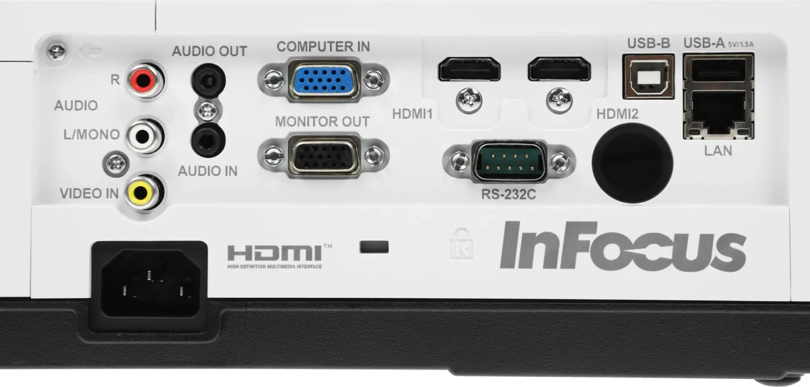 Проектор Infocus IN1034 LCD 5000Lm LS 1024x768 50000:1 ресурс лампы:10000часов 1xUSB typeA 1xUSB typeB 2xHDMI 3.3кг, белый - фото 5