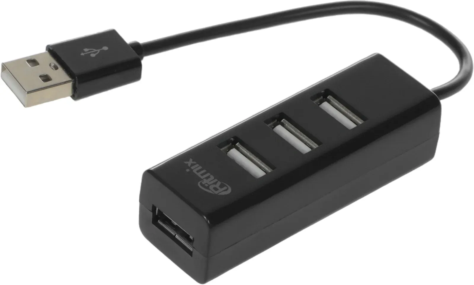 Разветвитель USB 2.0 Ritmix CR-2402 4порт. черный