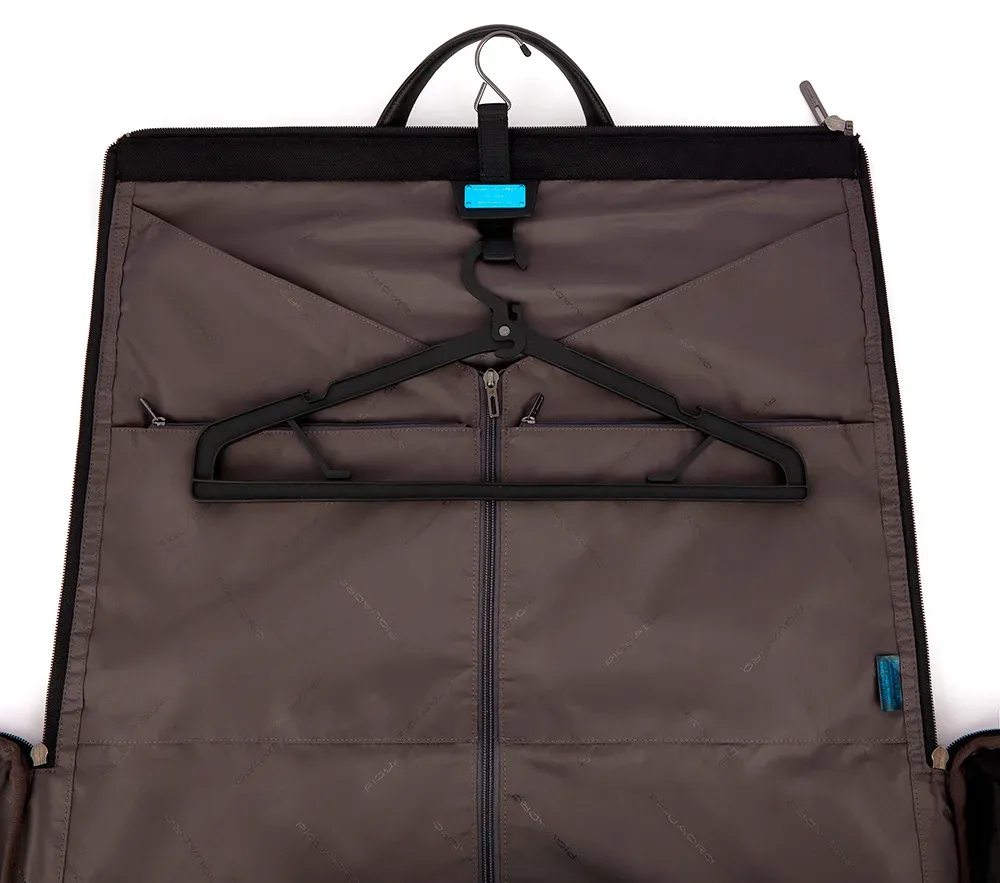 Сумка дорожная Piquadro Brief2 PA6147BR2/N черная нейлон/натур.кожа, 54.5 л - фото 4