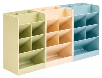 Органайзер настольный Deli 8939GREEN 120х91х205мм зеленый пластик - фото 6