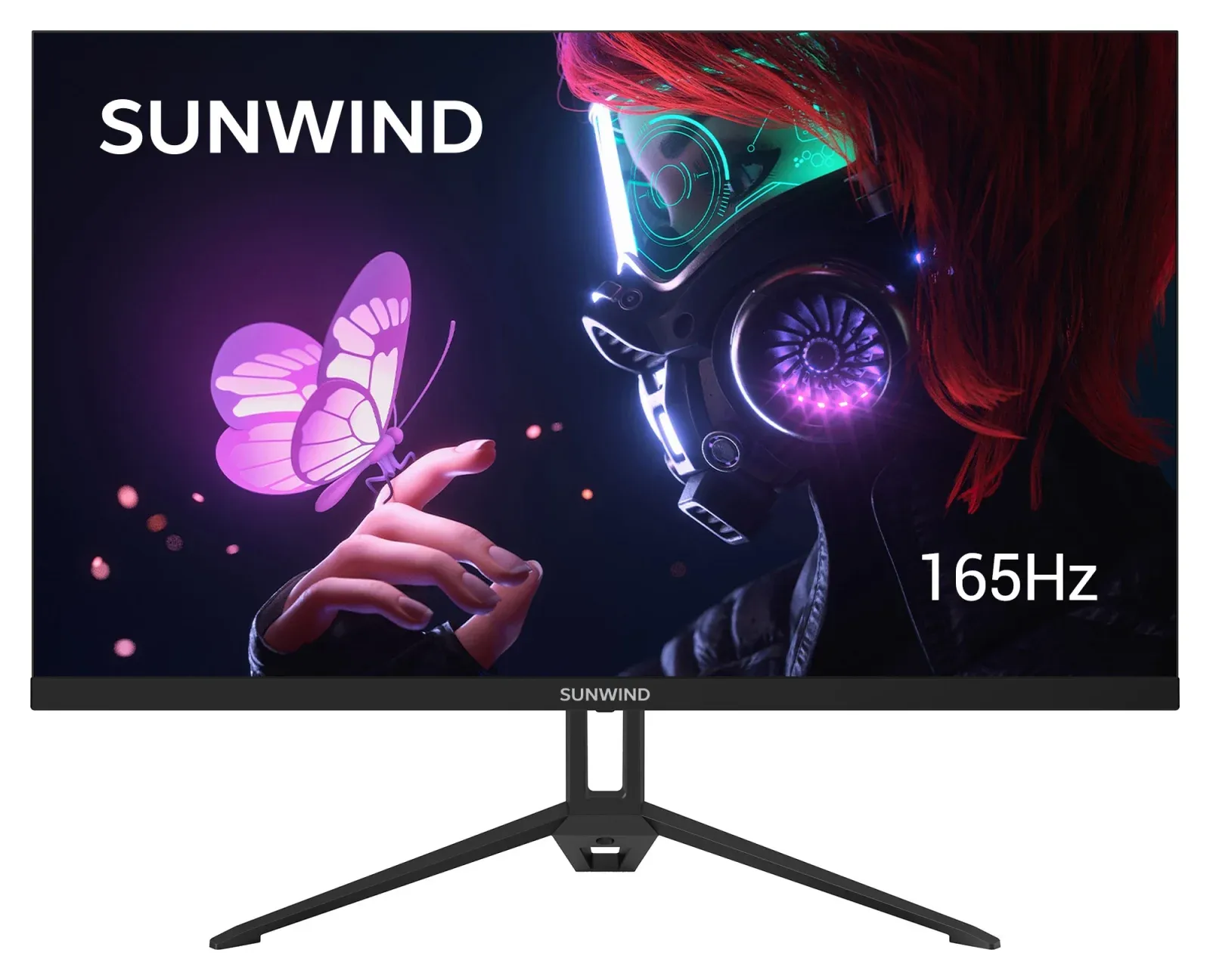 Монитор SunWind 27 SUN-M27BA107 черный IPS 16:9 HDMI матовая 300cd 178гр/178гр 1920x1080 165Hz G-Sync DP FHD 4.2кг - фото 3