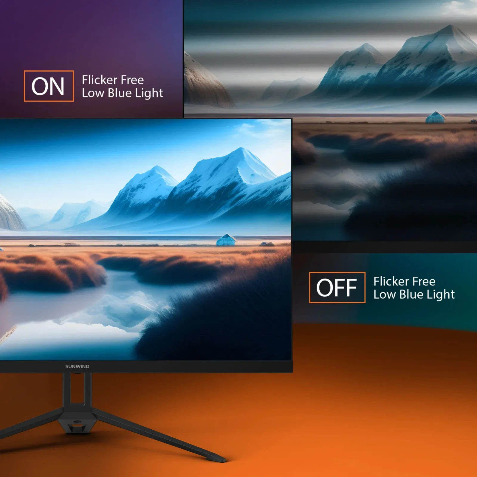 Монитор SunWind 27 SUN-M27BA108 черный IPS 3ms 16:9 HDMI матовая 280cd 178гр/178гр 2560x1440 144Hz G-Sync FreeSync DP QHD 4.2кг - фото 6