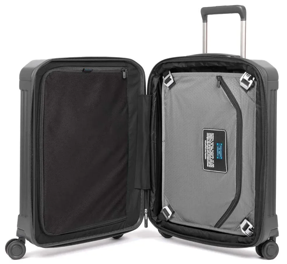 Чемодан Piquadro PQ LIGHT BV5398PQL/NO 40x55x23см 42л. 2.01кг. поликарбонат черный матов., 42 л - фото 2