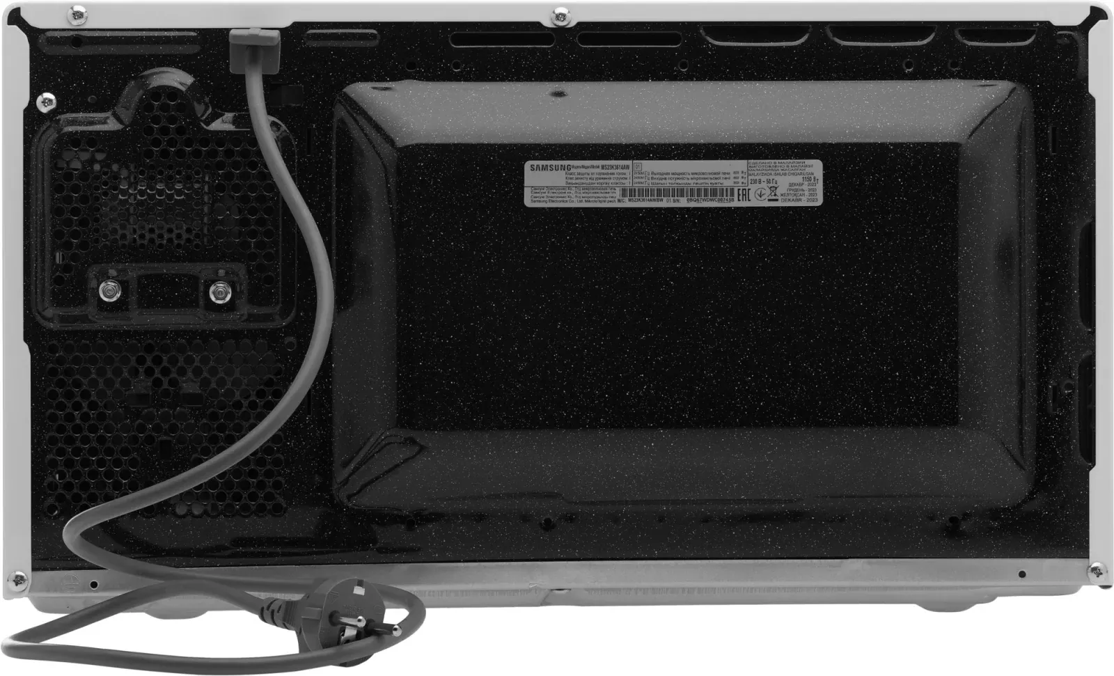 Микроволновая Печь Samsung MS23K3614AW/BW 23л. 800Вт белый, 23 л - фото 7