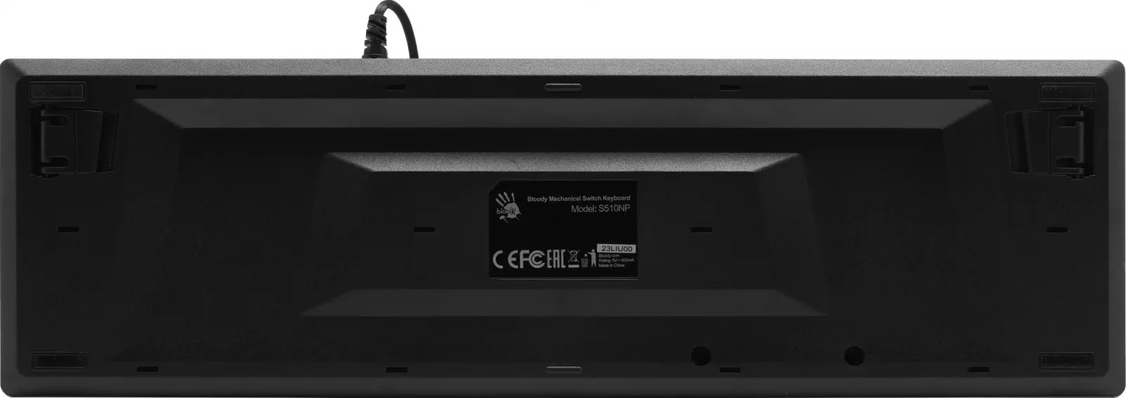 Клавиатура A4Tech S510NP механическая черный USB for gamer LED S510NP PUDDING BLACK кабель 1.8м - фото 6