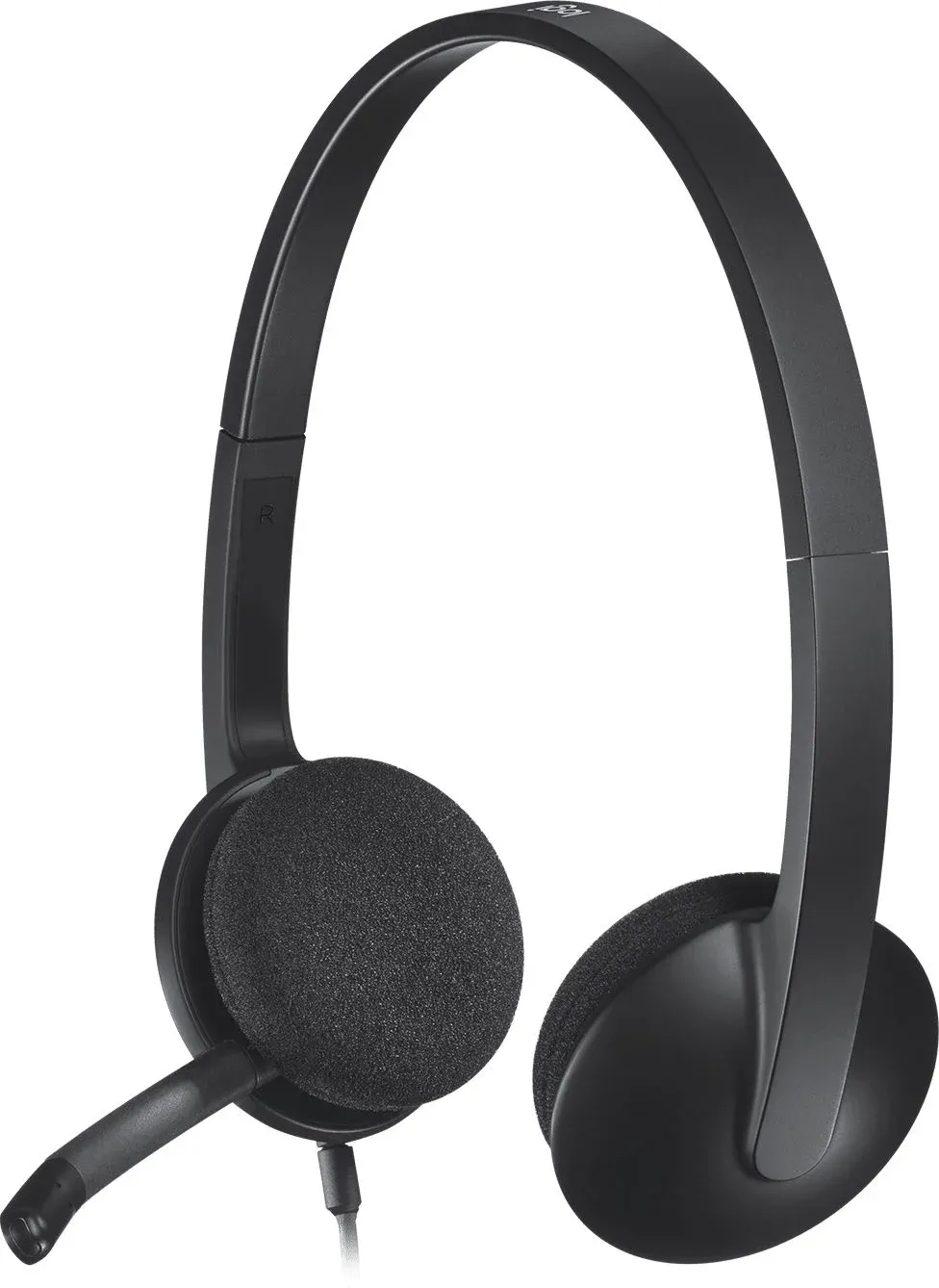Наушники с микрофоном Logitech H340 черный 1.8м накладные USB оголовье 981-000475 - фото 3