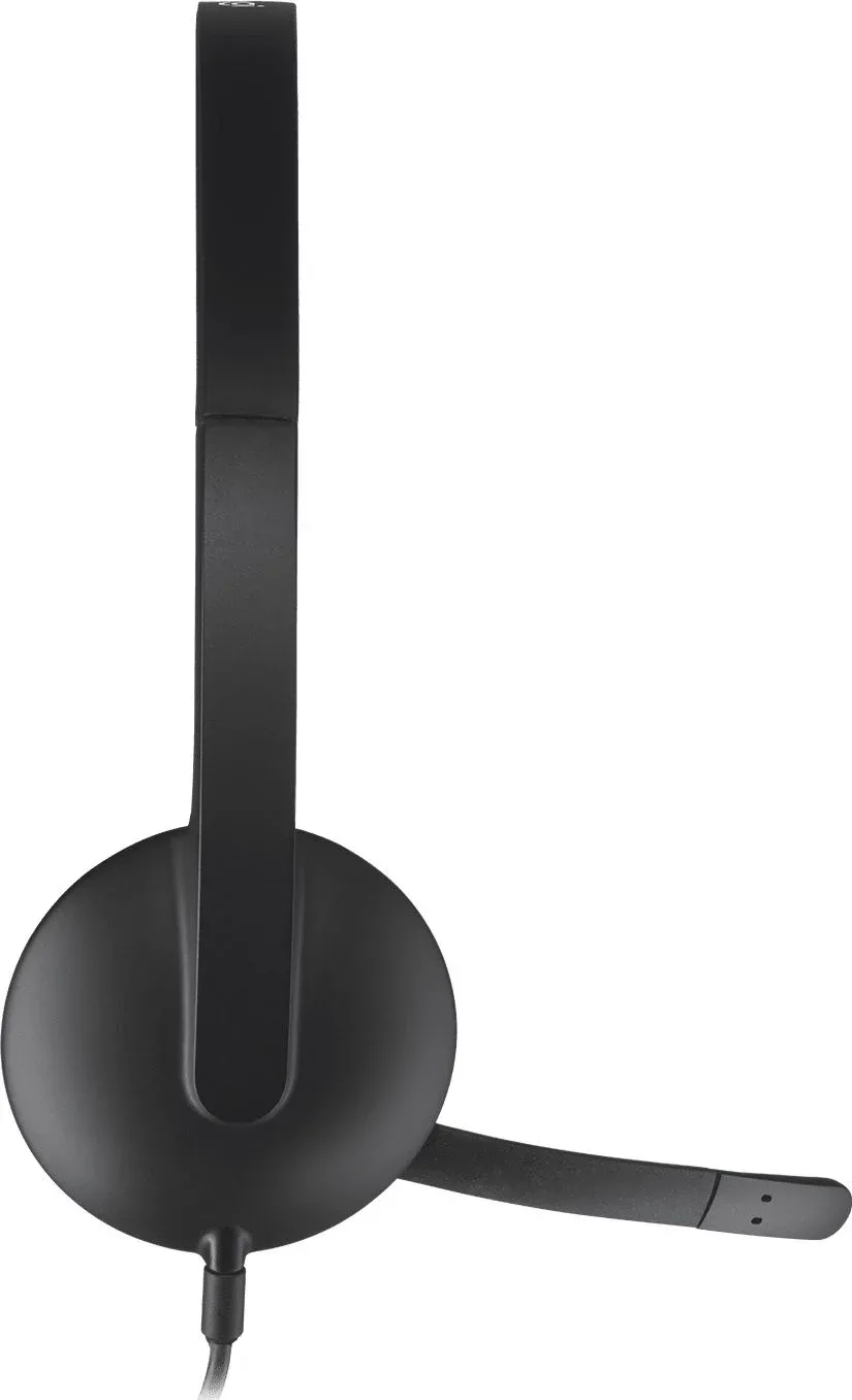Наушники с микрофоном Logitech H340 черный 1.8м накладные USB оголовье 981-000475 - фото 5