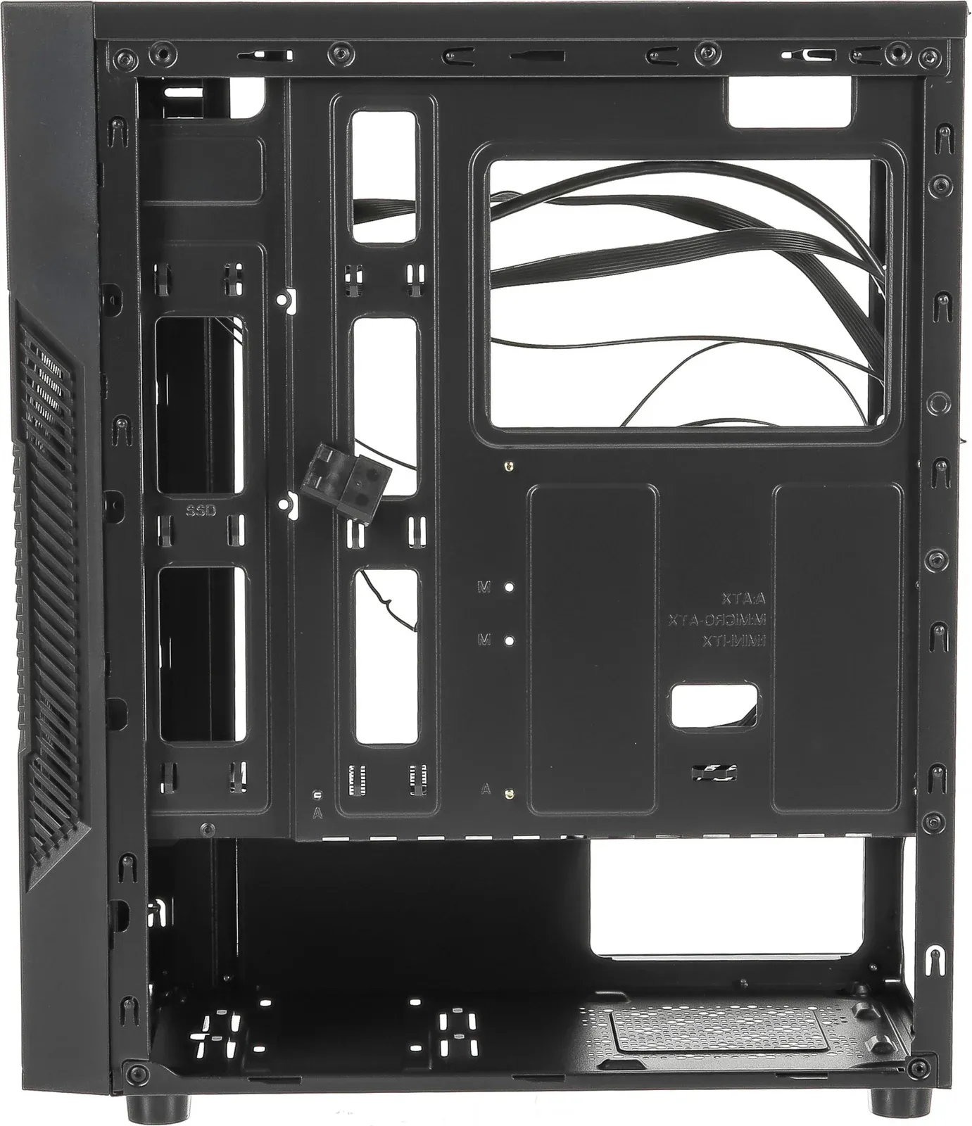 Корпус Accord ACC-CL915 черный без БП ATX 4x120mm 2xUSB2.0 1xUSB3.0 audio bott PSU - фото 4