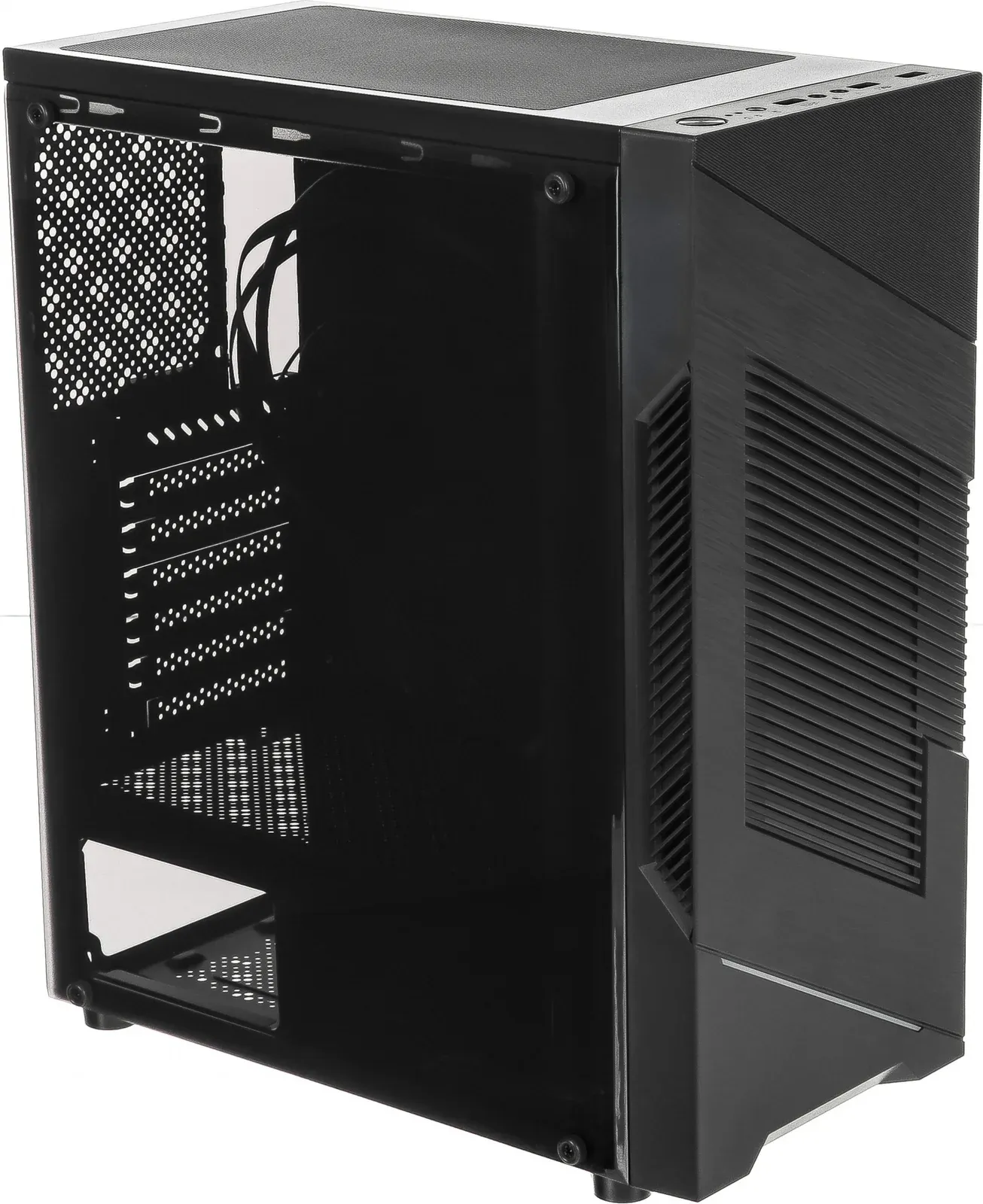 Корпус Accord ACC-CL915 черный без БП ATX 4x120mm 2xUSB2.0 1xUSB3.0 audio bott PSU - фото 6