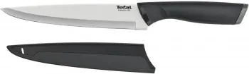 Нож кухонный Tefal K2213704 2100121731 стальной универсальный лезв.200мм прямая заточка серебристый/черный пласт.коробка - фото 8